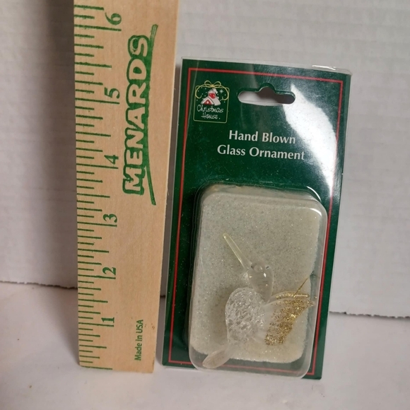 Christmas ornament Blown  glass, hummingbird - Picture 1 of 3